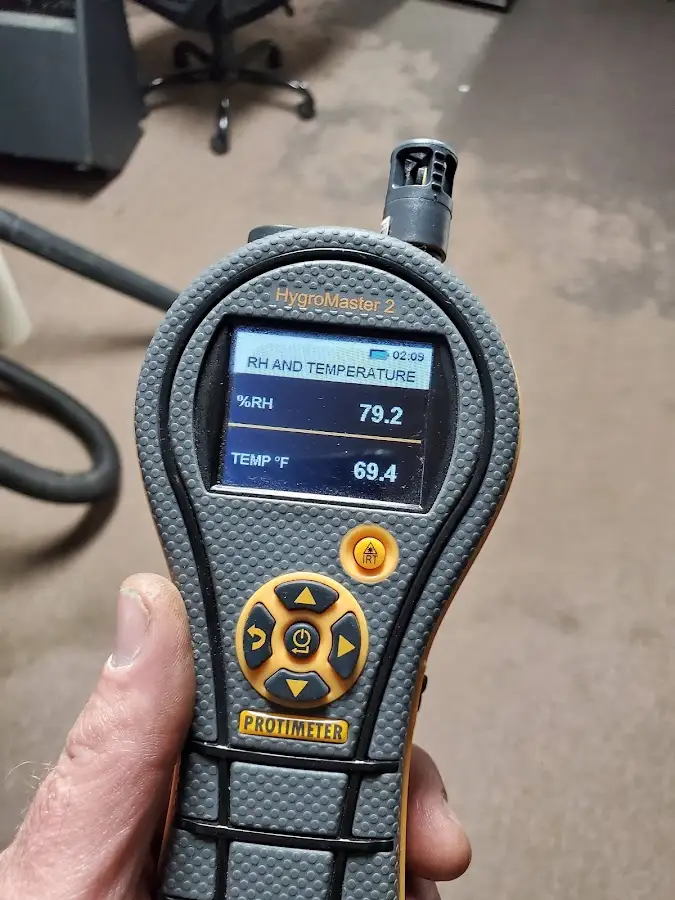 Moisture meter humidity assessment for Fire & Smoke Damage Restoration in New Franklin